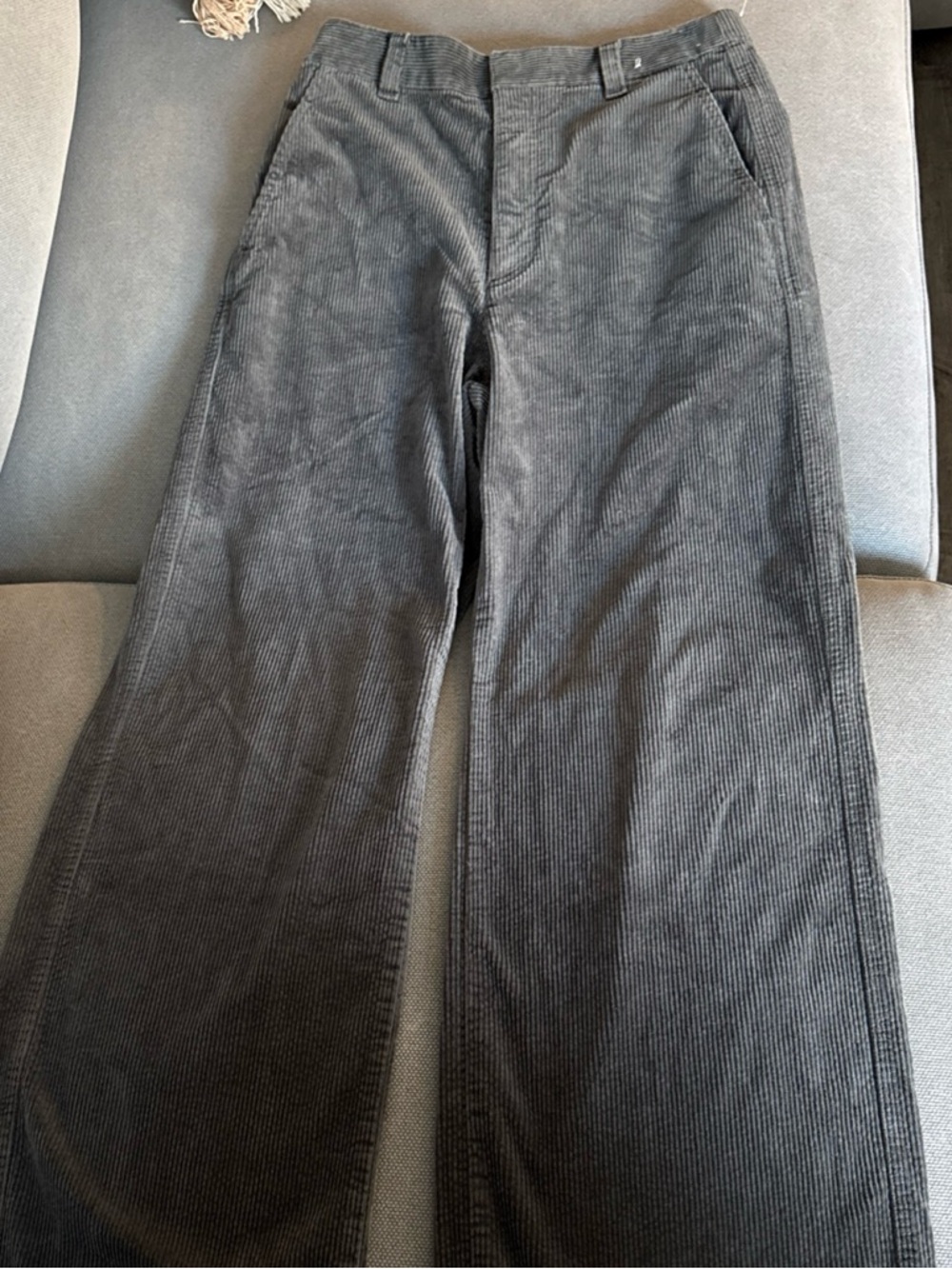 Comptoir Des Cotonniers Corduroy Pants in Charcoal